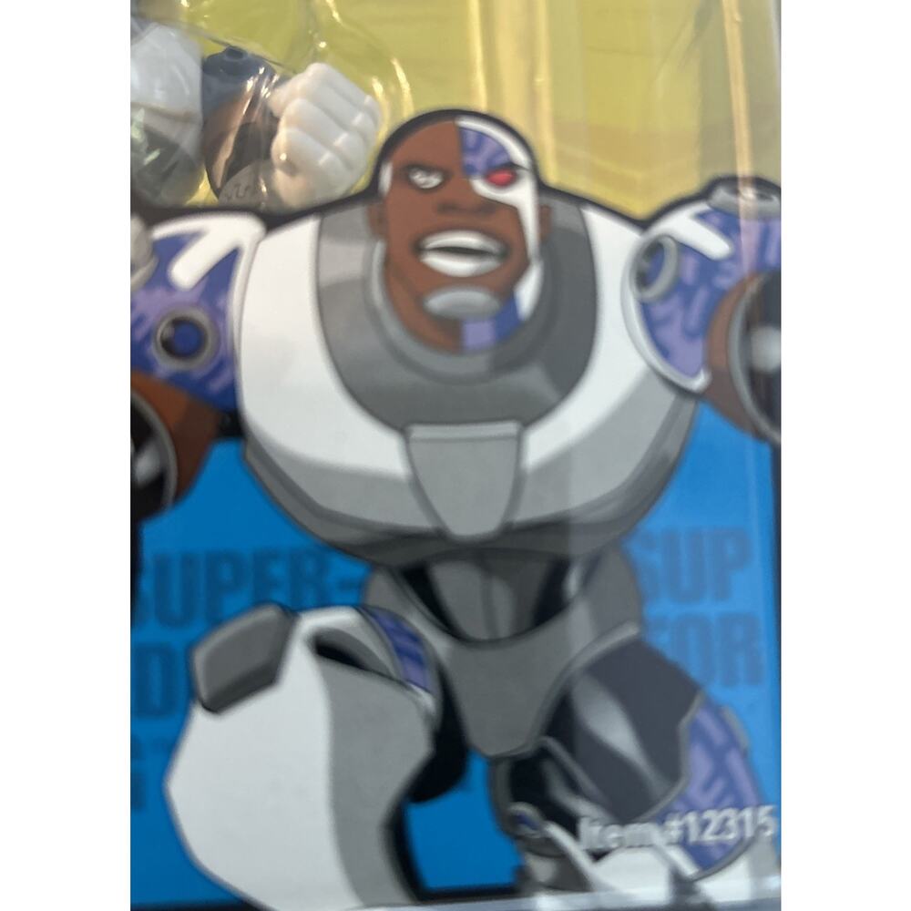DC TEEN TITANS GO ACTION FIGURE SUPER DEFORMED CYBORG FACTORY SEALED TESTED - Picture 5 of 13